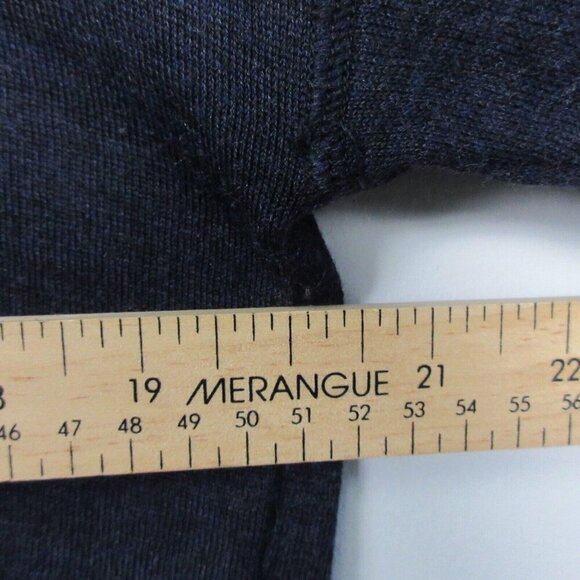 Club Monaco Layered Sweater Top Women M Black Split Back Boat Neck Casual 184 - Picture 5 of 7